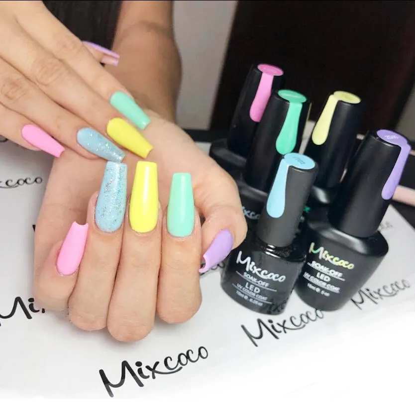 Manicure Nail art painting supplies Private label esmalte de en em Hema Free uv gel soak off 15ml Gel Polish UV nail gel polish
