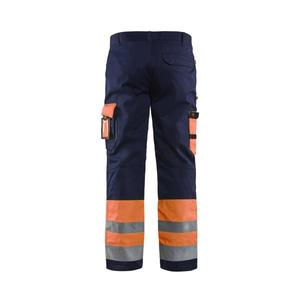 BLAKLADER - 158418605389D104 Pantalones Hi-Vis Naranja/Azul marino-EAN 7330509204672 ROPA DE TRABAJO DE LA HI-VIS - Product Image 2