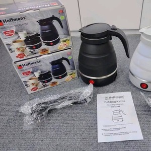 Bouilloire électrique miniature Hoffmans Africa 600W 0,6L, corps en silicone pliable, <span class=keywords><strong>chauffe</strong></span>-<span class=keywords><strong>eau</strong></span> portable pour dortoir - Product Image 5