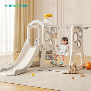 Kids 7-in-1 Multi-functional <strong>Slide</strong> &amp; Swing Set <strong>Toddler</strong> Climbing Frame for Indoor Playground Children Sliding Toys - Product Image 1