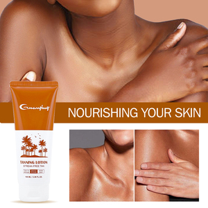 Loción Bronceadora Natural Personalizada con Aloe Vera y Aceite de Coco, Tono Medio a Oscuro, Luminosa para el Cuerpo, Loción Bronceadora para Piel Negra de Fábrica - Product Image 4