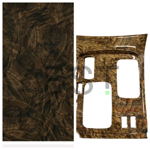 Brown Walnut Wood Grain Water Transfer Printing <strong>Film</strong> PVA <strong>Hydrographics</strong> Material for Car Center Console Modification - Product Image 1