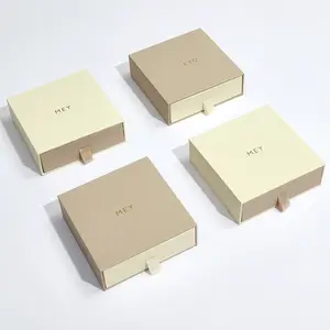 Custom Slide Drawer Box Packaging Boxes Suitable Valentine's Day Wedding Jewelry Boxes Luxury Jewelry Packaging With Logo