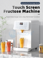 Distributeur de sucre liquide commercial HENGZHI, distributeur automatique de fructose avec contrôle précis des portions pour les bars à jus