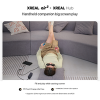Adaptateur d'alimentation et de divertissement XREAL Hub avec double port Type C pour transmission vidéo sans perte, accessoire pour lunettes AR