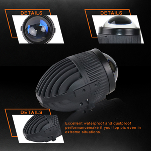 Espumoso công suất cao K200 <span class=keywords><strong>LED</strong></span> Đèn sương mù màu kép <span class=keywords><strong>5000LM</strong></span> không thấm nước H4 H7 9005 50W 2.0inch bi đèn pha ống kính máy chiếu - Product Image 2