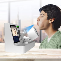Appareil de contrôle de santé avant embauche, mesure de la tension artérielle, de l'oxygène sanguin, test d'alcoolémie, technologie de reconnaissance faciale, machine de pointage
