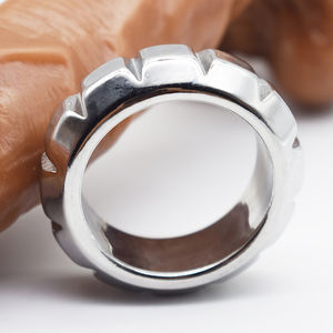 Frrk Cock Blok Penis Ring Ronde Complex Erectie Ring Volwassen Plezier Flirten Sex Toys Metal Cock Ring Voor Ejaclation Uitstellen - Product Image 5