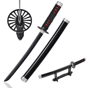 Spada Tanto Giapponese da 45cm dell'<span class=keywords><strong>Anime</strong></span> Demon Slayer, Lama Nichirin in Acciaio di <span class=keywords><strong>Tanjiro</strong></span> Kamado, Miniatura Realistica per Costume, Katana - Product Image 1