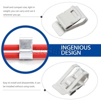Clips de fixation pour panneaux solaires en acier inoxydable 304 argentés, résistance au vent 60 m/s, résistance à la neige 1,4 KN/m², garantie 10 ans, durée de vie 25 ans