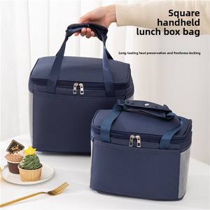 Nouveau sac isotherme portable cationique pour le déjeuner, sac isotherme pour garder au frais, sac de pique-nique portable pour étudiants, boîte à lunch, personnalisation possible - Product Image 2