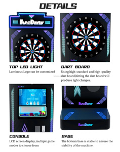 Nuovo a buon mercato 49 pollici schermo a LED a gettoni Arcade gioco dardo macchina per sale giochi e <span class=keywords><strong>bar</strong></span> - Product Image 5