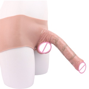 2025 Hot Selling 8 Inch Hollow Strap on <b>Dildo</b> for Men <b>Dildo</b> Pants With Hole - Product Image 3