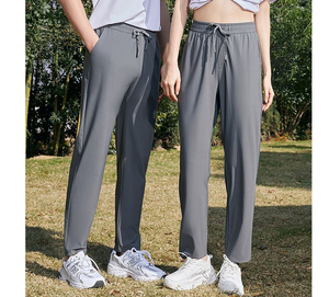 <span class=keywords><strong>Pantaloni</strong></span> <span class=keywords><strong>neri</strong></span> in seta ghiaccio, <span class=keywords><strong>pantaloni</strong></span> lunghi casual <span class=keywords><strong>estivi</strong></span> ad asciugatura rapida, <span class=keywords><strong>pantaloni</strong></span> sportivi in tinta unita, unisex - Product Image 4