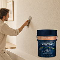 Peinture Murale Intérieure de Luxe Texture Pierre Cristalline Sable Fin Revêtement Minéral Décoratif pour Salon Chambre Hôtel Maison Villa