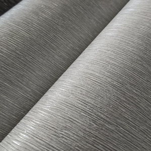 Koyu gri yatay şerit 320g kalınlaşmış vinil duvar kağıdı 1.06m geniş Modern otel kullanımı su geçirmez kalıp geçirmez - Product Image 6