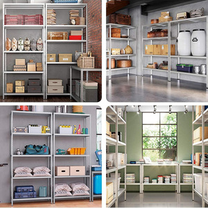 Metal Shelving <b>Unit</b> 90x40x180 Cm 5 <b>Shelves</b> Garage Warehouse Storage Rack - Product Image 5