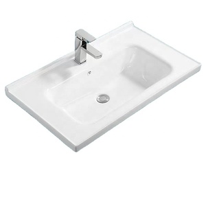 Medyag Lavabo en céramique à bon prix Lavabo de salle de bain moderne Lavabo à main blanc émaillé - Product Image 1