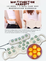 Lit de massage thaïlandais Meiyang Electric à acupression thermique avec pierres de jade, contrôle de la minuterie, soins corporels, garantie 1 an (Corée)