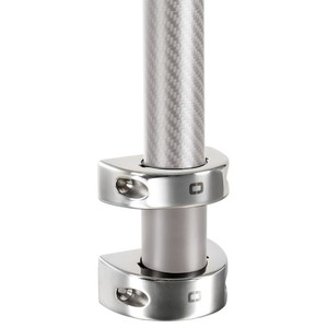 Supporti leggeri e staffe boccola a parete per palo in carbonio Ø 38 mm - Product Image 1