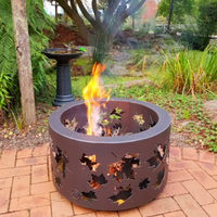 Vendre à bas prix Outdoor High Fire Pit Party Hollow Brazier