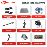 NITOYO Pièces et accessoires automobiles en gros pour le marché secondaire, toutes pièces détachées pour voitures chinoises, utilisées pour JAC T6