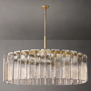 Lampadario in vetro per illuminazione decorativa di lusso moderno <span class=keywords><strong>design</strong></span> americano lampadario per sala da pranzo - Product Image 3
