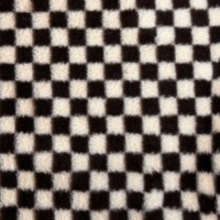 Tissu en peluche doux à motif d'échiquier imprimé 100% polyester personnalisé pour couverture de bébé, vêtement, jouet, usage domestique