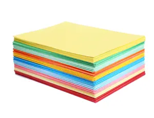Customized Virgin Pulp Mass Dyed Color Paper A4 Cardstock Paper Colorful A4 100 Sheets Color