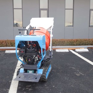 Self Loading pan Concrete Mixer Self Loading Mini Crawler Mixer Concrete Mixing Machine - Product Image 1
