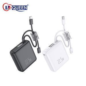 Banco de Energía Portátil Personalizado con Pantalla Digital, PD 22.5W, 10000mah, con Logotipo, Carga Rápida USB-C, Delgado, 20000, para Teléfono - Product Image 1