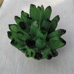 Bán Buôn Tự Nhiên Màu Xanh Lá Cây Ma Rock Vườn Tinh Thể Thạch Anh Mỏ Cụm Tinh Thể Nhỏ Cụm - Product Image 2