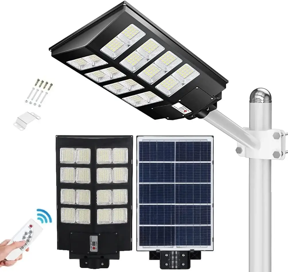Dopwii Ip65 Waterproof Outdoor Road Lamp Solar Light 300w 400w 500w Integrated All In One Led Solar Street Light