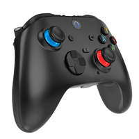 Manette de jeu sans fil avec moteur de vibration pour PC Switch Steam IOS Android Contrôle de jeu PC et direction de volant pour les joueurs