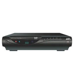 Receptor TDT h.265 a España de gran oferta, decodificador de TV digital terrestre DVB-T HD T2 OEM de fábrica gratis para Polonia, Italia