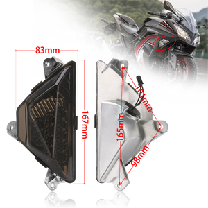 Luz LED de Señal de Giro Lateral para <span class=keywords><strong>KAWASAKI</strong></span> <span class=keywords><strong>NINJA</strong></span> 250 300 400 650 <span class=keywords><strong>1000</strong></span> Z1000SX ZX-6R <span class=keywords><strong>2013</strong></span> en Adelante, Color Ámbar, Nueva, 1 Año de Garantía - Product Image 3