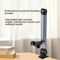 Support magnétique en alliage pour téléphone, idéal pour la vidéo et le streaming en direct, avec fixation rotative à 360 degrés pour utilisation au lit