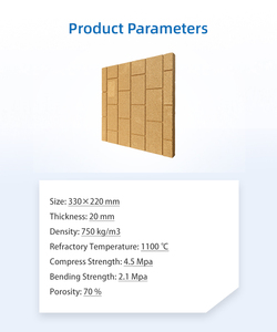 Panneaux d'isolation en <span class=keywords><strong>vermiculite</strong></span> personnalisés en usine, durables et ignifuges pour cheminées et fours, répondant aux besoins écologiques - Product Image 2