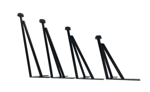 <span class=keywords><strong>Pied</strong></span> de meuble en acier inox, 1 pièce, <span class=keywords><strong>pied</strong></span> de meuble, étagère, épingle à cheveux - Product Image 6