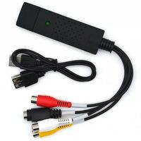 USB Video Yakalama Kartı Easy Cap VHS VCR Mini DV Hi8 DVD Dijital Dönüştürücü RCA/S-video - USB 2.0 Ses Video Kayıt Cihazı