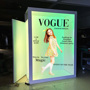 Boite en Bois Photo Booth Livraison Gratuite En 48H Avec Accessoires Accessoires Gratuits - Product Image 1