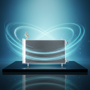 Condenseur en aluminium de voiture de condenseur refroidi par air automatique de vente chaude pour <span class=keywords><strong>PEUGEOT</strong></span> <span class=keywords><strong>208</strong></span> 2008 C4 OEM 9825371480 - Product Image 1