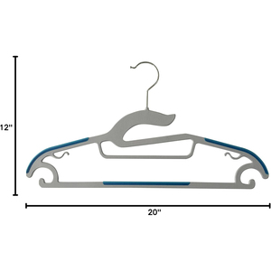 Colorful Plastic <b>Hangers</b> With Non-Slip Coating Durable Clothes Plastic <b>Hangers</b> - Product Image 2