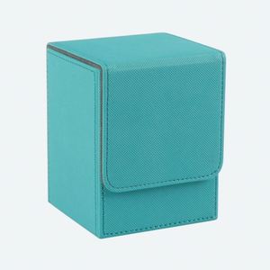 Boîte à cartes à chargement par le haut FX minimaliste à motif damier avec aimant puissant pour jeux de cartes à collectionner, en cuir PU professionnel - Product Image 3