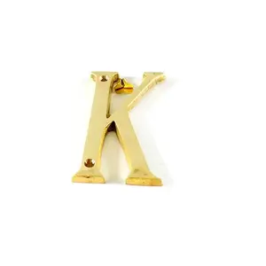 경량 높게 닦은 100mm 수출을 위한 가정과 호텔 훈장을 위한 금에 의하여 도금되는 알파벳 편지