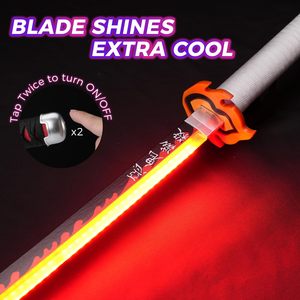 Espada Katana LED Demon, Cuchilla Nichirin Luminosa Recargable para Cosplay - Product Image 5
