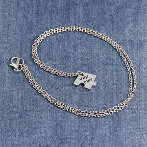ZRM Fashion Mom Big <strong>Sister</strong> Little <strong>Sister</strong> Zinc Alloy Heart Shape Punk Style Link Chain <strong>Necklaces</strong> <strong>for</strong> <strong>3</strong> Splicing Mother <strong>Necklace</strong> - Product Image 4
