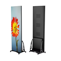 P1.8 P2 P2.5 P3 LED Poster Display controllo intelligente vendita calda per interni Floorstanding schermo a specchio 1920x640mm macchina pubblicitaria
