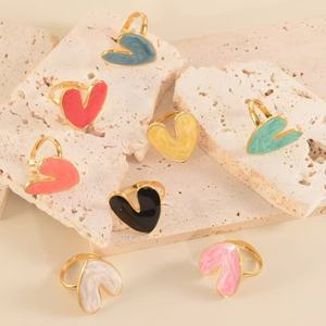 <span class=keywords><strong>Lot</strong></span> <span class=keywords><strong>de</strong></span> bagues en émail style mixte papillon et étoile <span class=keywords><strong>de</strong></span> mer, vente en gros, bijoux fantaisie en <span class=keywords><strong>acier</strong></span> <span class=keywords><strong>inoxydable</strong></span> pour femmes - Product Image 2