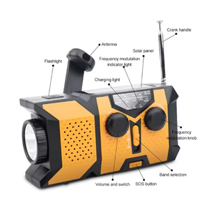 Radio Solar <span class=keywords><strong>de</strong></span> Emergencia con Linterna y Material Plástico, <span class=keywords><strong>Interpretación</strong></span> en Tiempo Real en 138 Idiomas para Agencias - Product Image 6
